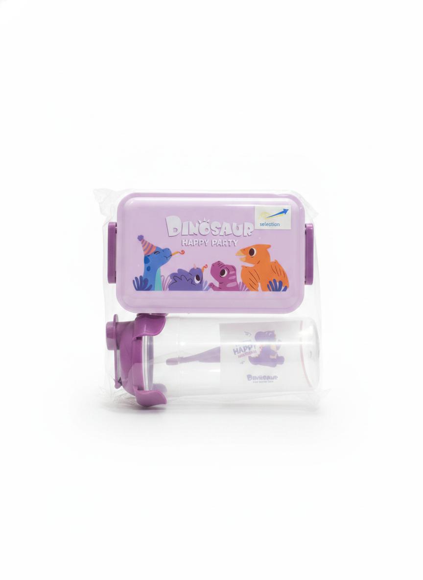 Dinosaur Happy Party Lunchbox & Fun Water Cup Set
