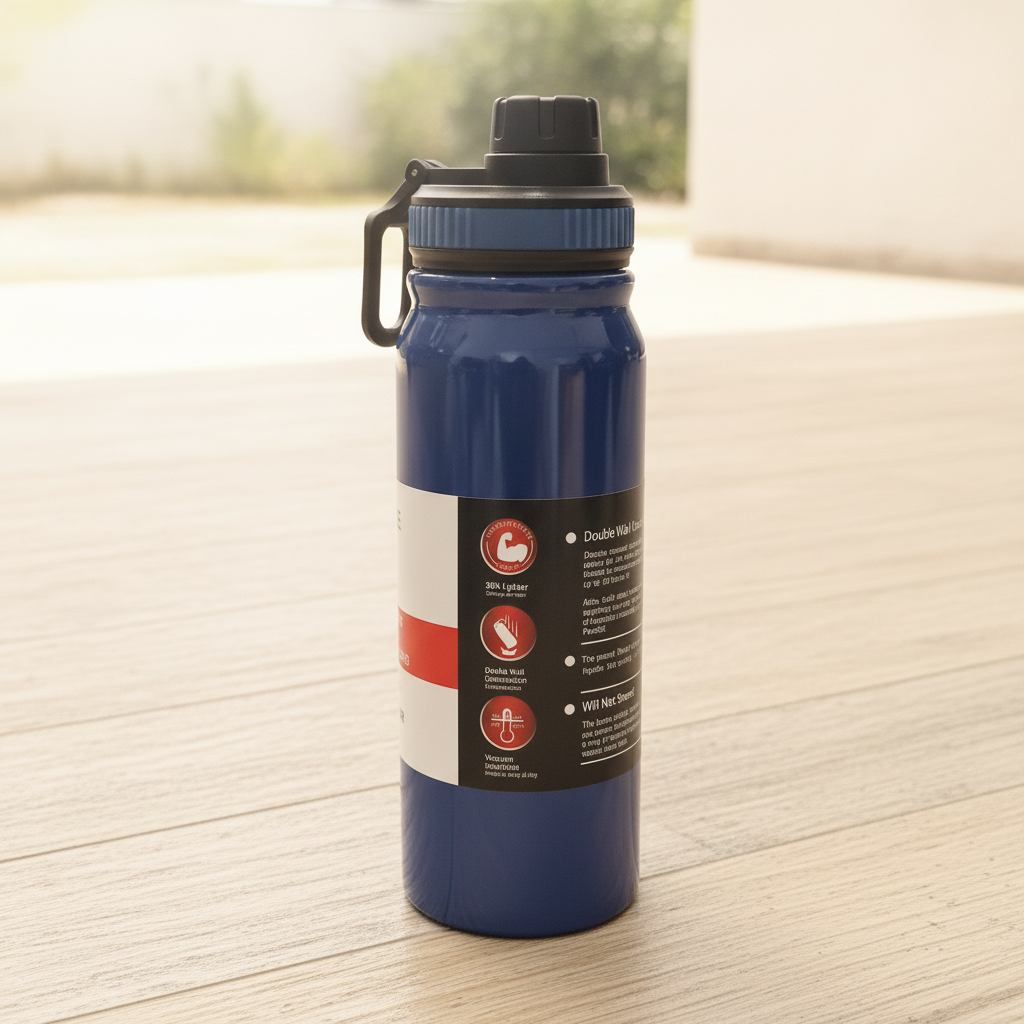 Stainless Steel Double Wall Vacuum Insulated Sport Bottle