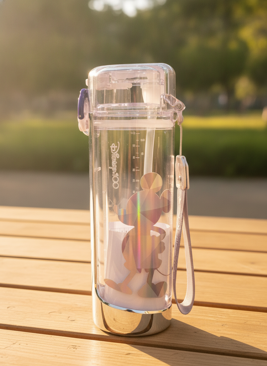Disney Holographic Mickey Mouse Water Bottle