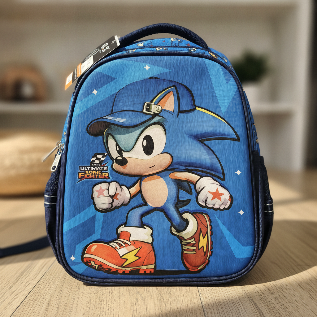 B.Z. Sonic Ultimate Fighter Kids Backpack (Size 16)