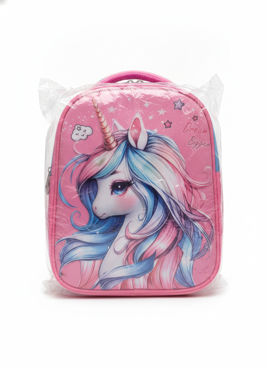 BBZ Pink Unicorn 'Dream Bigger' Backpack (Size 16)