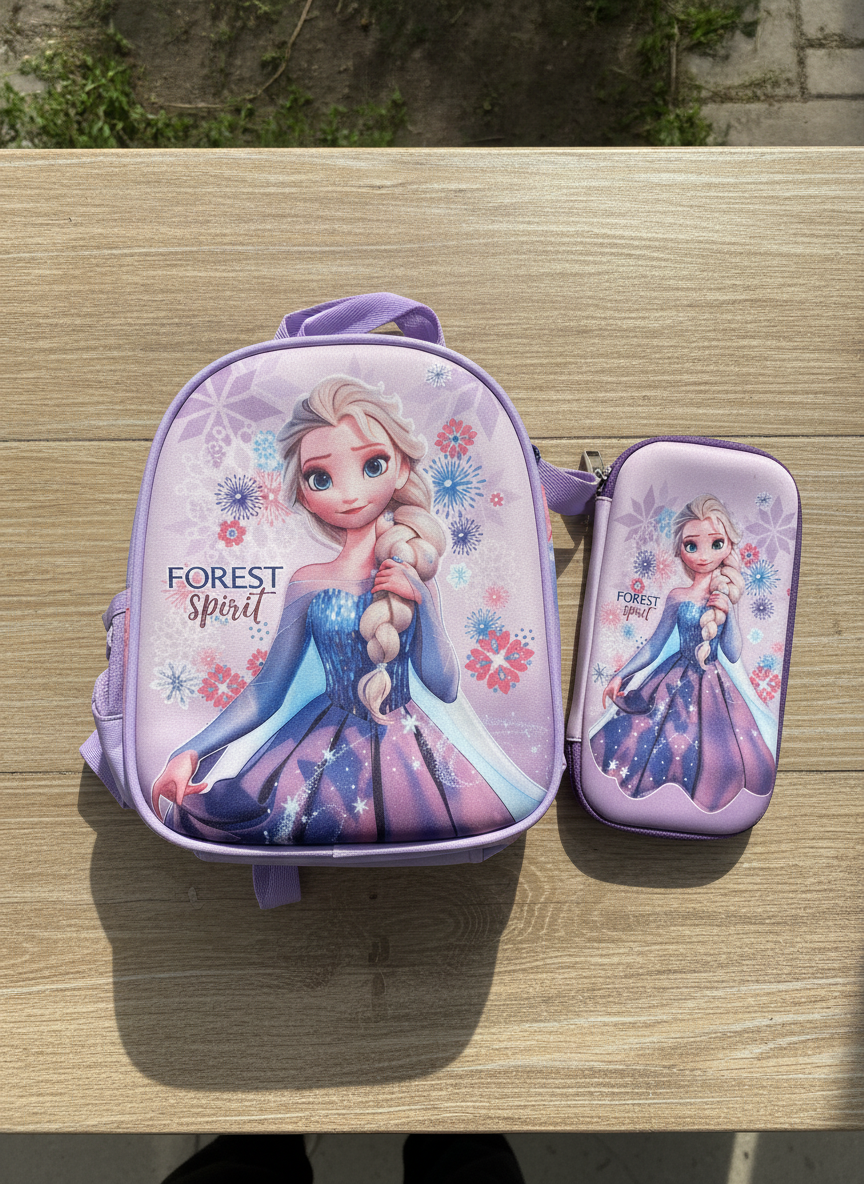 Frozen Elsa 'Forest Spirit' pencil case & launch bag