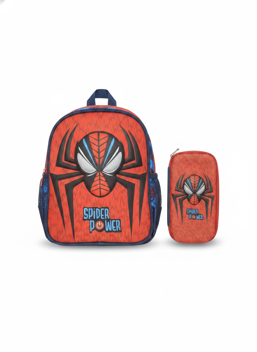 Spider Power Kids pencil case & launch bag