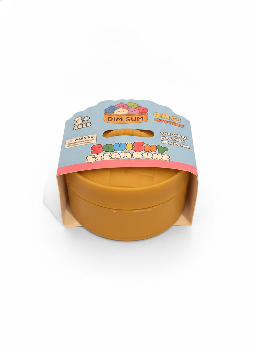 Squishy Dumpling Bun – Mini (Approx. 8 cm)