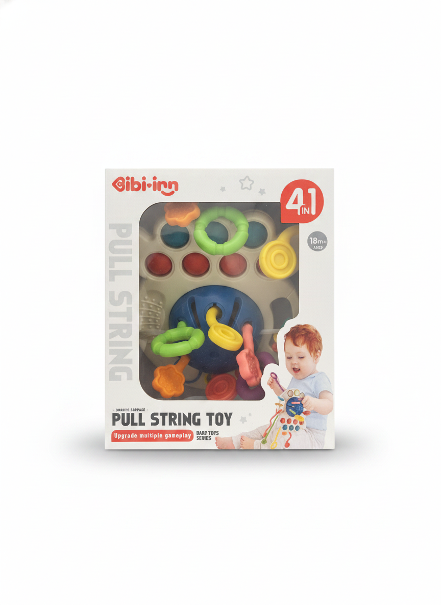 bibi-inn 4-in-1 Pull String Toy