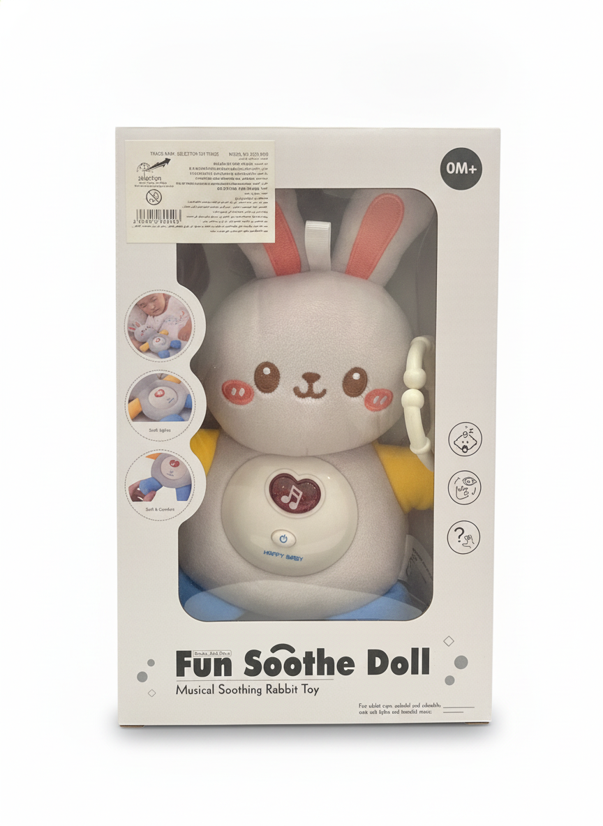 Fun Soothe Doll Musical Soothing Rabbit Toy