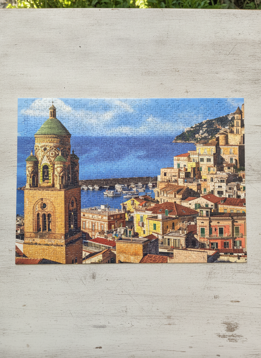 Trefl 1500 Piece Premium Quality Puzzle: Mediterranean Coastal Town