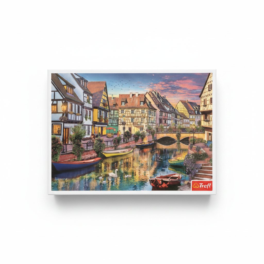 Trefl Premium Quality Puzzle 2000 - Canal Town by David Maclean