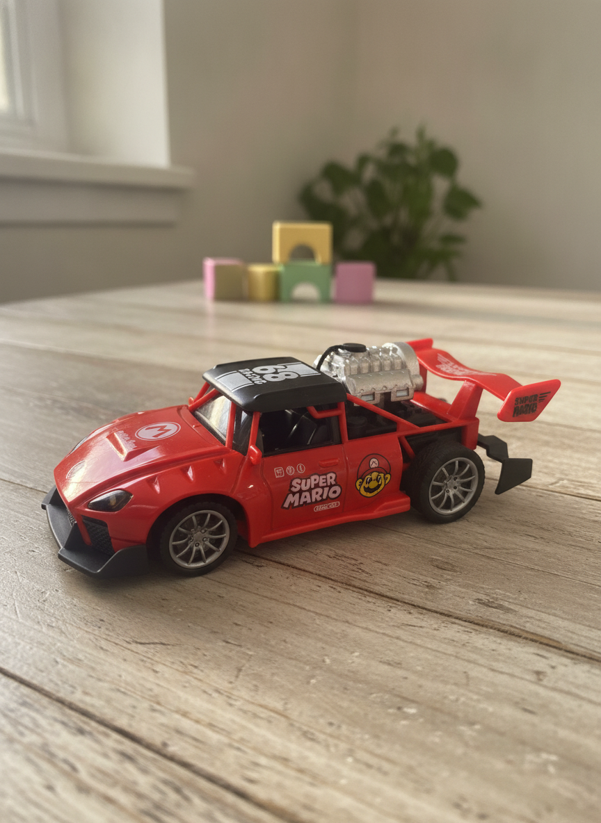 Super Mario Mario Kart Racing Car