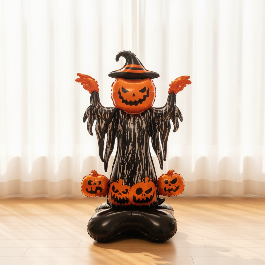 Giant Inflatable Halloween Pumpkin Scarecrow Decoration Balloon