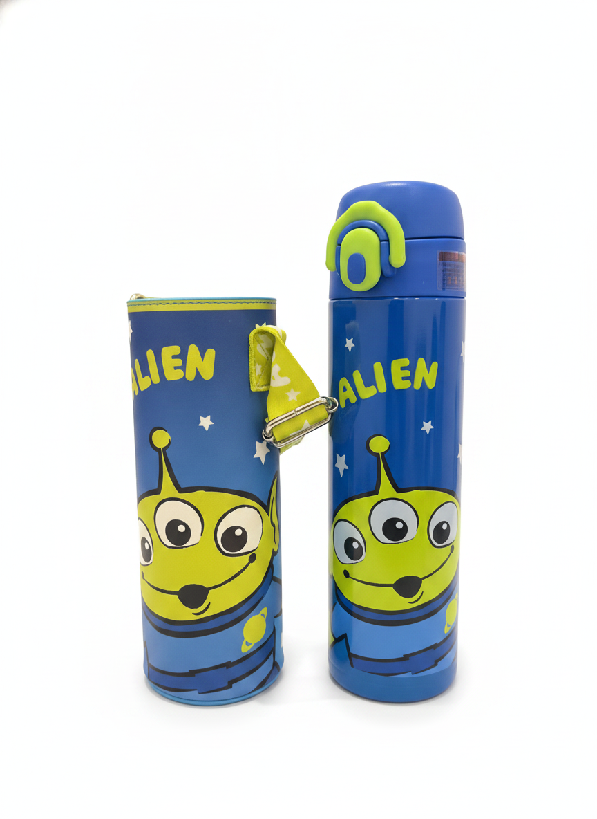 Toy Story Alien Insulated Water Bottle & Carrier Set (510 ML)