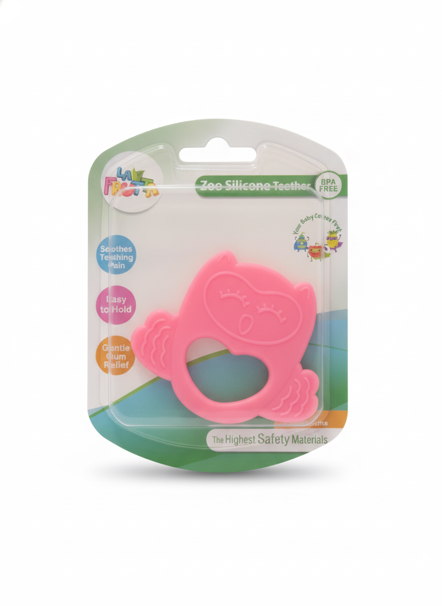 La Frutta Zoo Silicone Teether (Owl)