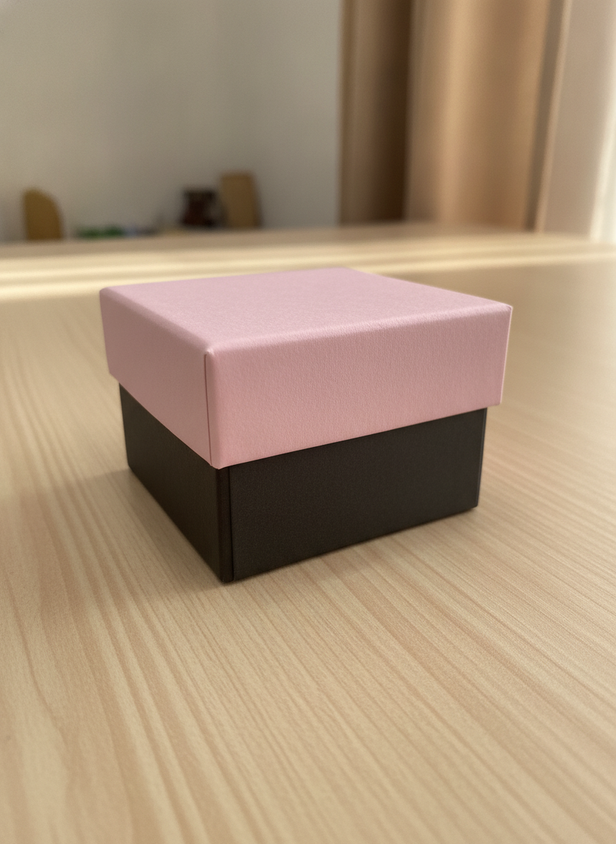 Gift Box Pink & Black ( 10 x 7Cm)
