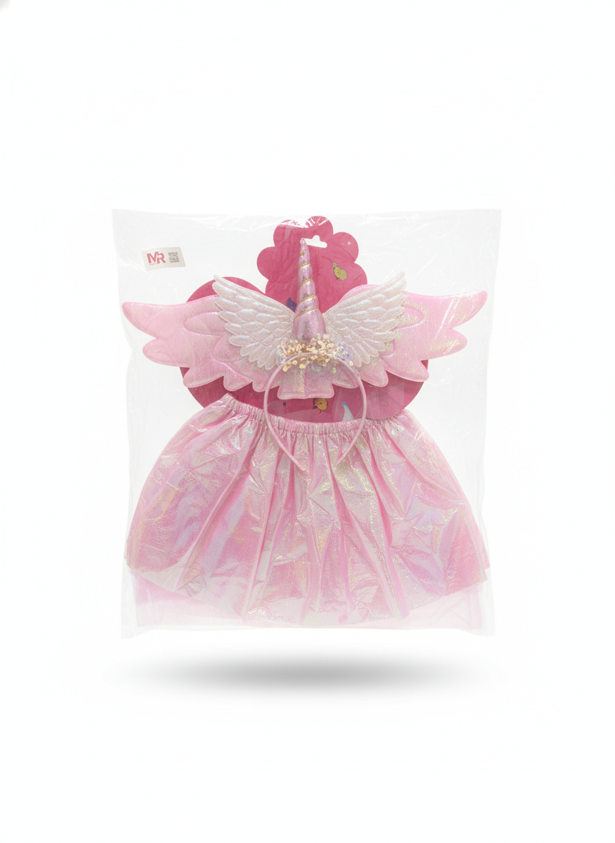 Shimmering Unicorn Fairy Costume Play Set