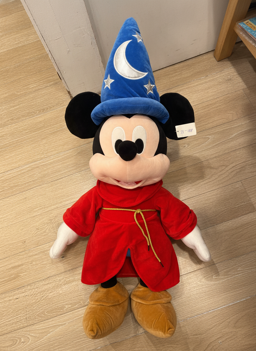 Large Mickey Mouse Sorcerer's Apprentice Plush Toy