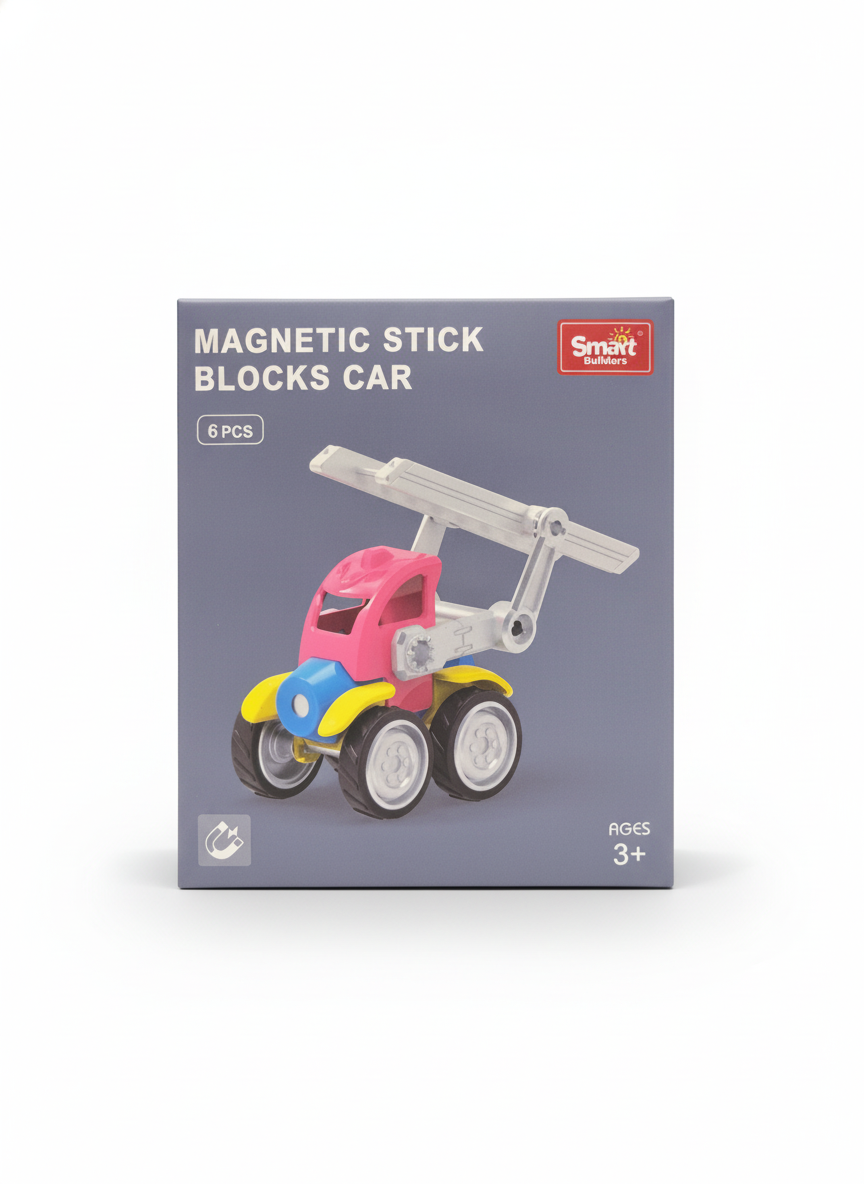Magnetic Stick Blocks Car