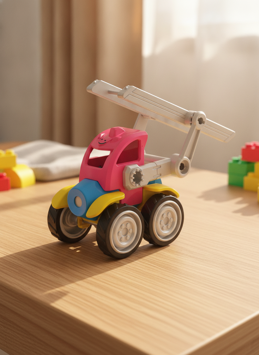 Magnetic Stick Blocks Car