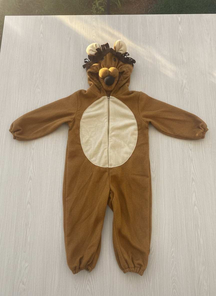 Kids Plush Lion Costume