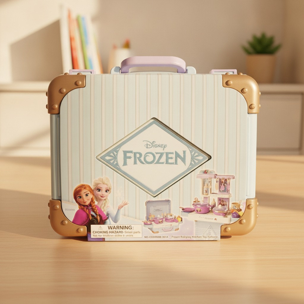 Frozen Roleplay Kitchen Toy Suitcase
