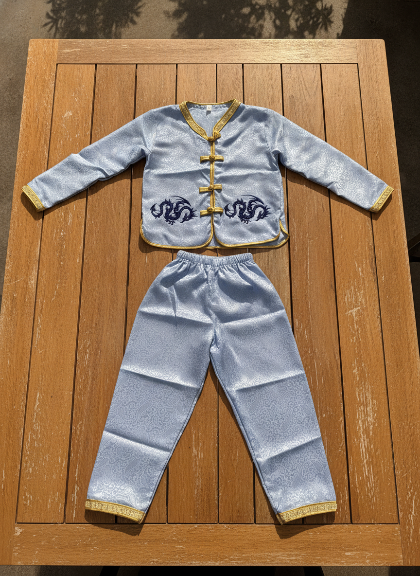 Kids' Traditional Chinese Dragon Costume Set
