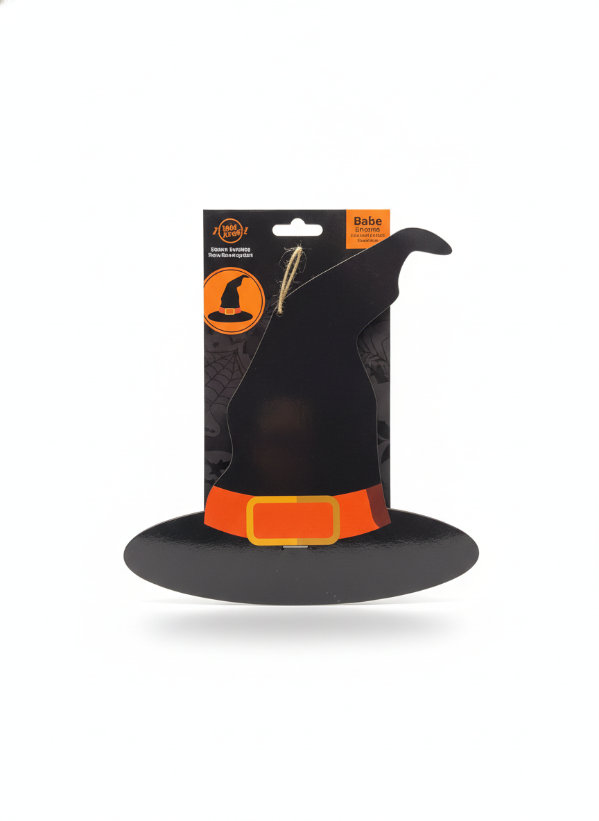 Hanging Halloween Witch Hat Decoration