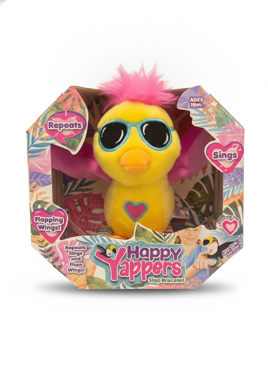 Happy Yappers Slap Bracelet Interactive Plush Toy