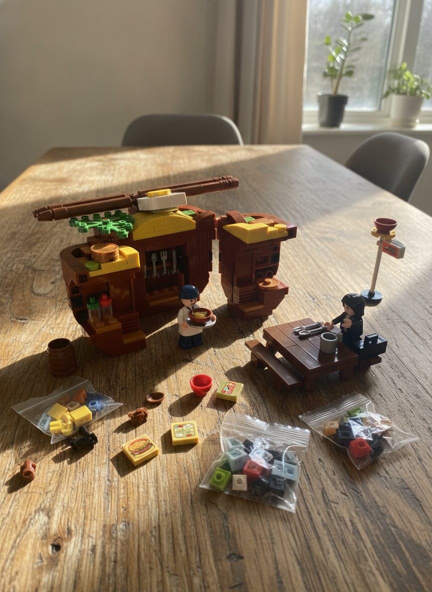 ubann Food Court Noodle Building Blocks Set