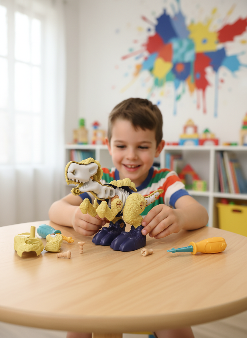 DIY Free Assembly Dinosaur Kit