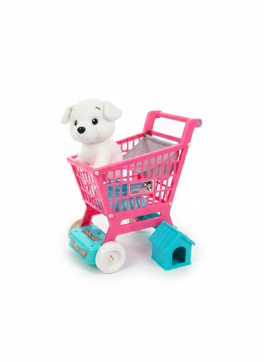 Plush Pet Pet Stroller Set