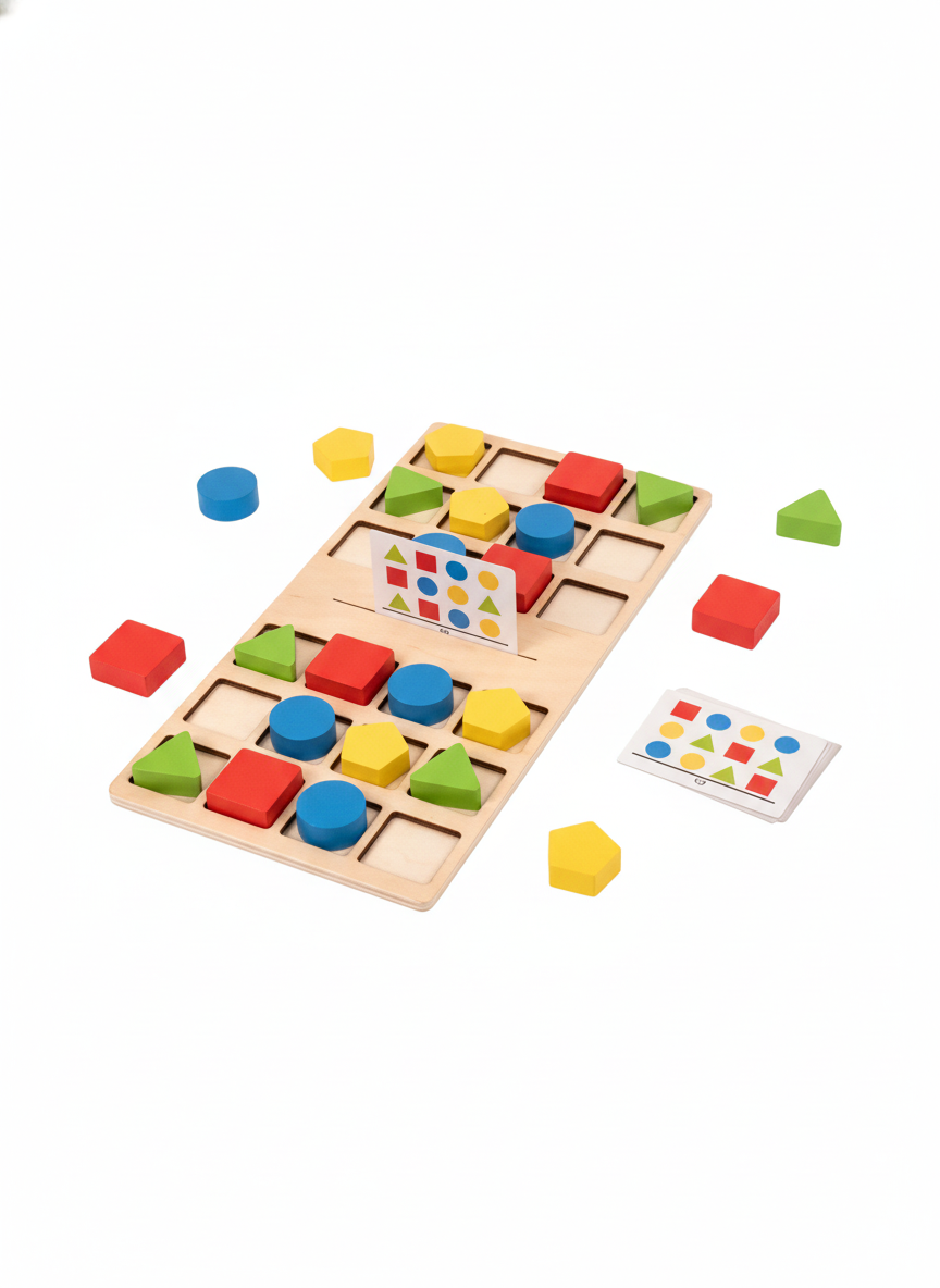 Shape Four-Color Battle Educational Toy
