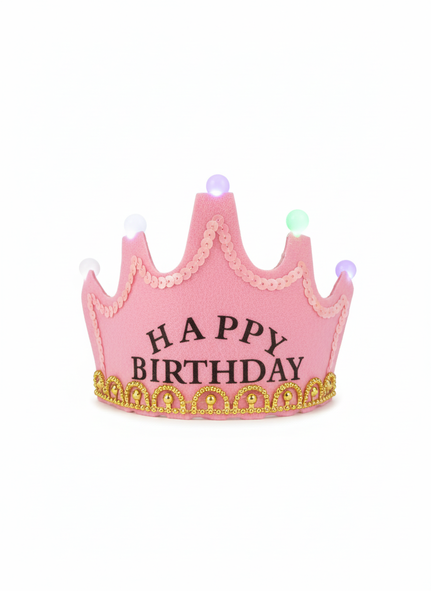Birthday Crown With Light