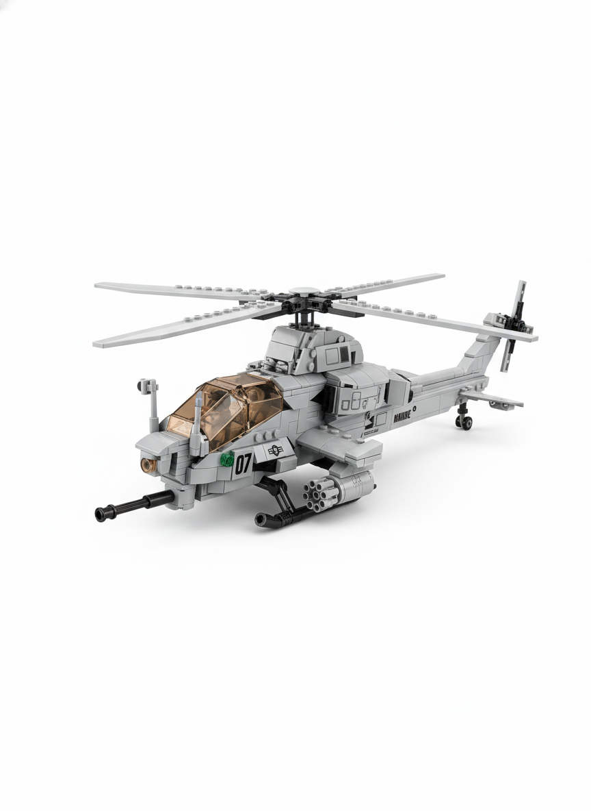 Model Bricks Helicopter 482 PCS Lego