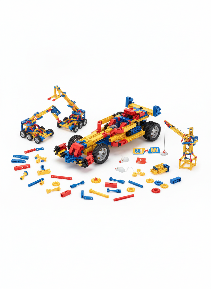 Inventor Engino Play To Invent Upgrade Set From 60 Models To 80 Models