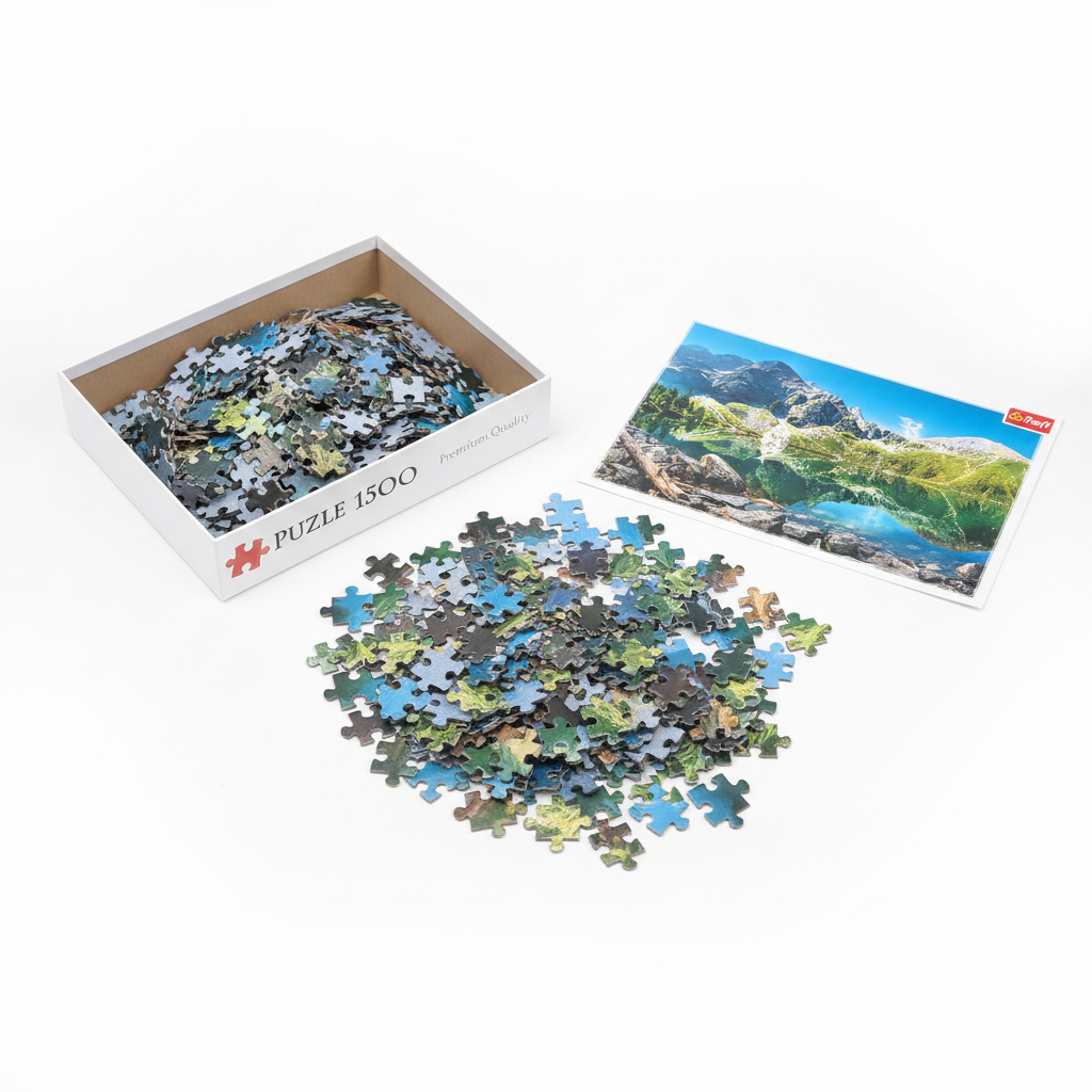 Trefl 1500 Piece Puzzle: Mountain Lake Reflection