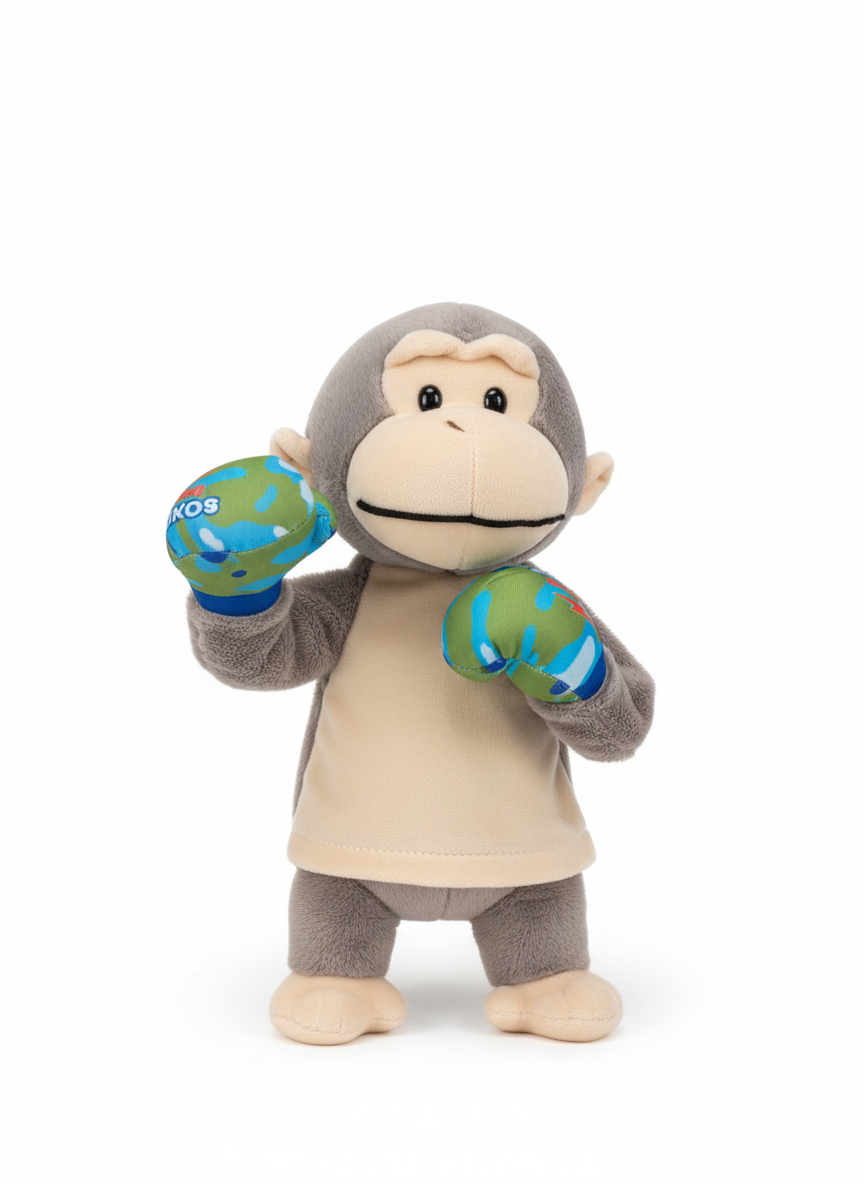 Monkey Doll Baby's Good Partner Soothing Music And Comfortable Fabrics