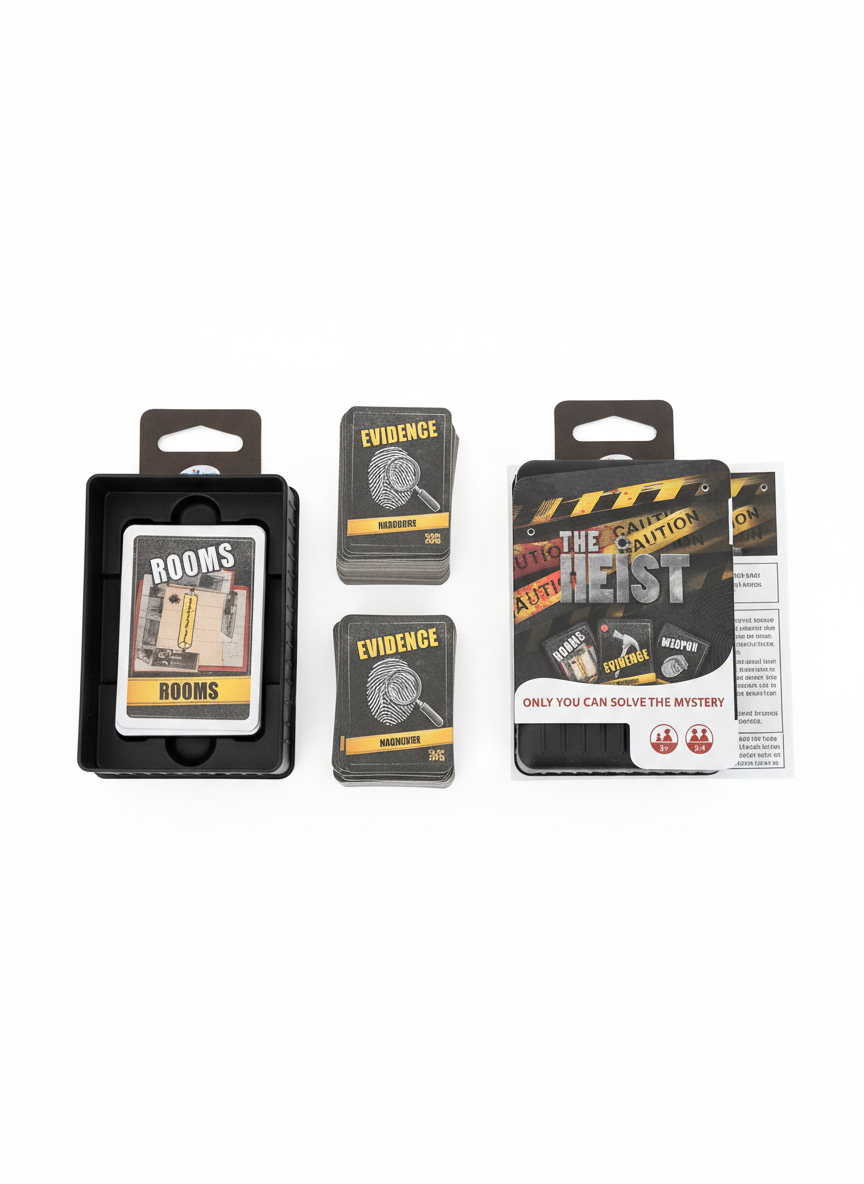 The Heist Only You Van Solve The Mystery Board Game