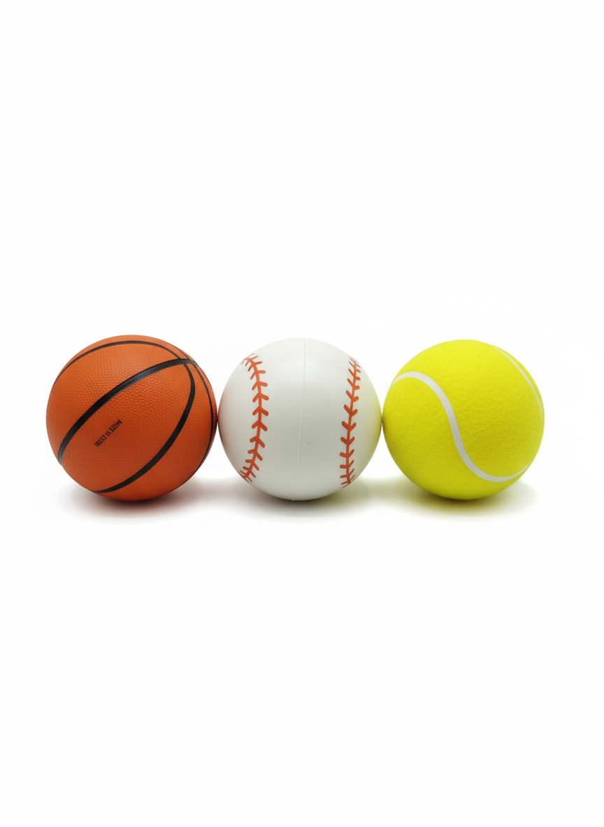 Sports Themed Stress Ball Duo