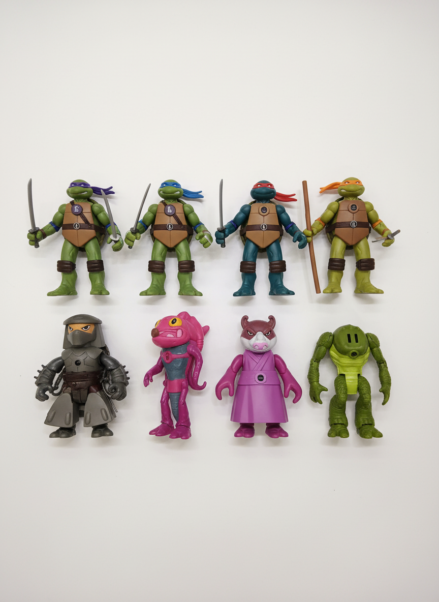 Brave and Fearless Warrior VS Fighting! 8-Pack Action Figure Set