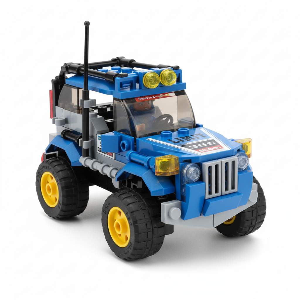 Sluban CAR CLUB Off-Road Rally Jeep M38-B0663C Building Blocks