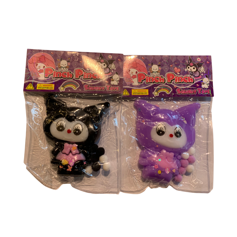 Happy Toys Kawaii Character & Paw Print Squishy Fidget Toys