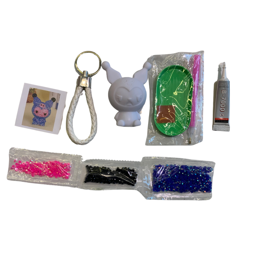 Coloring Character Keychain