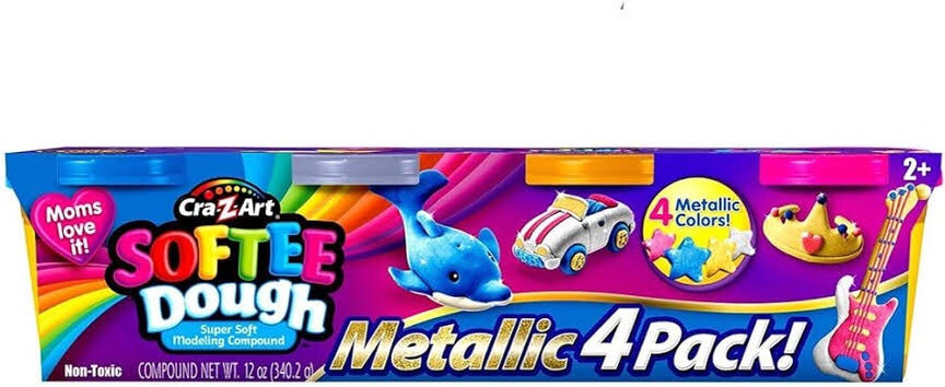 Metallic 4 Pack Softee Dough