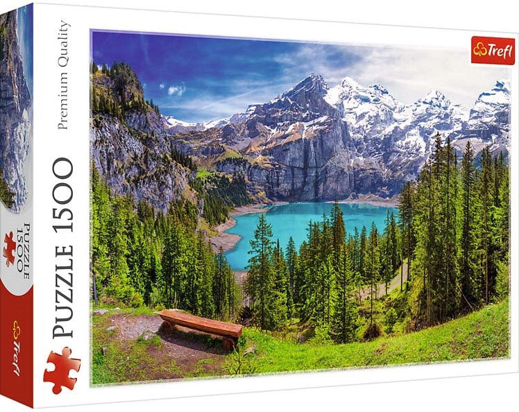 Trefl 1500 Piece Puzzle: Mountain Lake Reflection