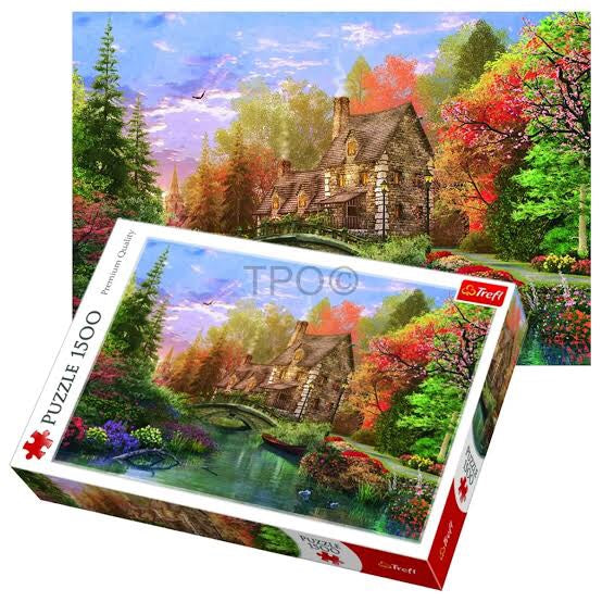 Trefl 1500 Piece Puzzle: Mountain Lake Reflection