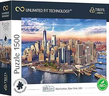 Trefl Prime Cityscape: Urban Reflection, Perth, Australia - 1500 Piece Puzzle