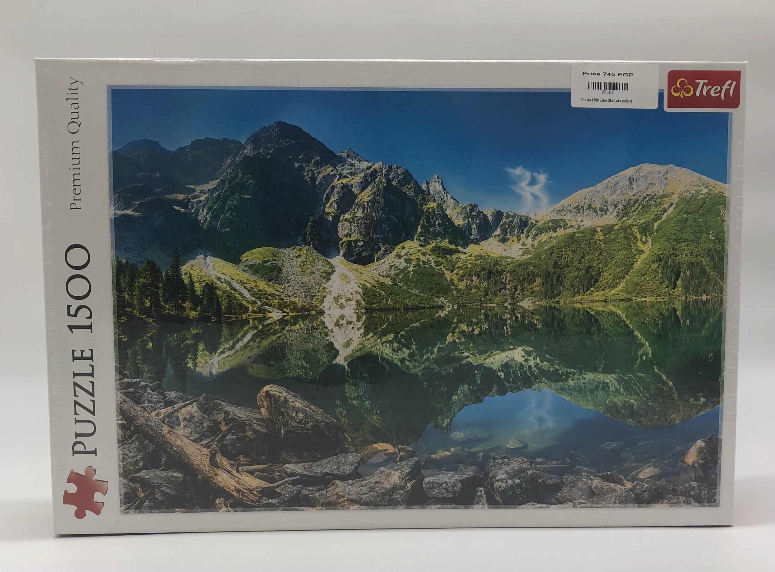 Trefl 1500 Piece Puzzle: Mountain Lake Reflection