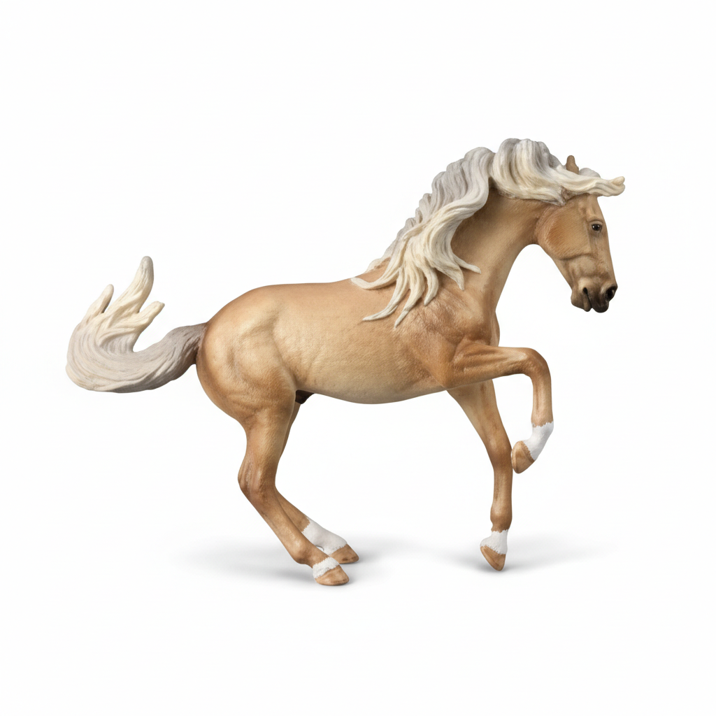 Animal Figures - Lusitano Stallion Sooty Palomino