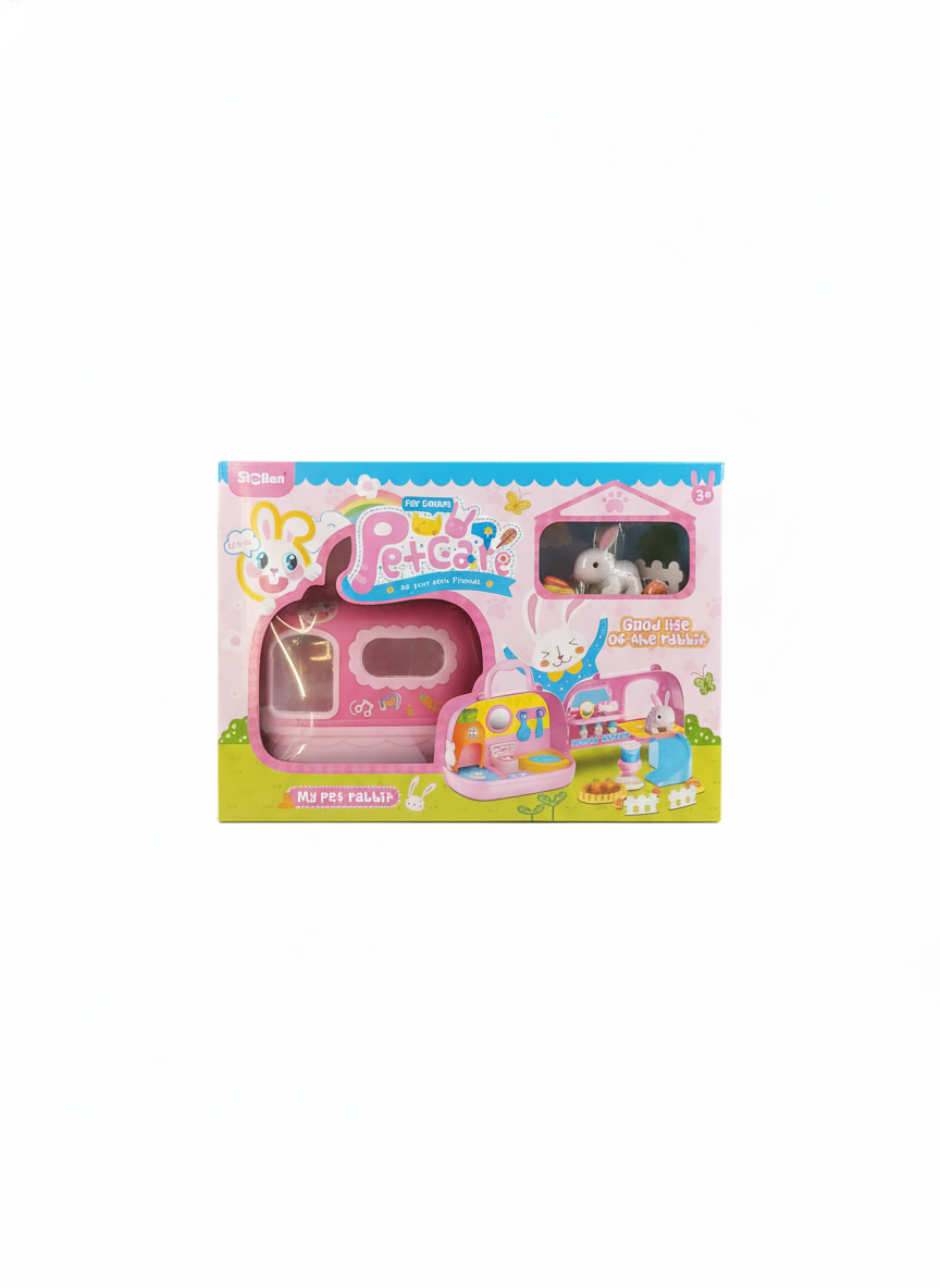 SiMallan Pet Care My Pet Rabbit Playset