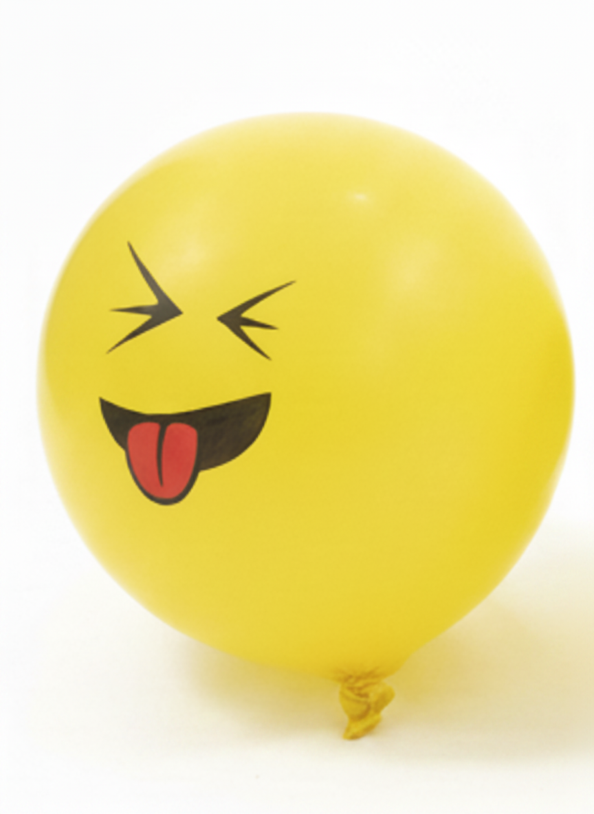 Assorted Emoji Face Balloons Party Pack