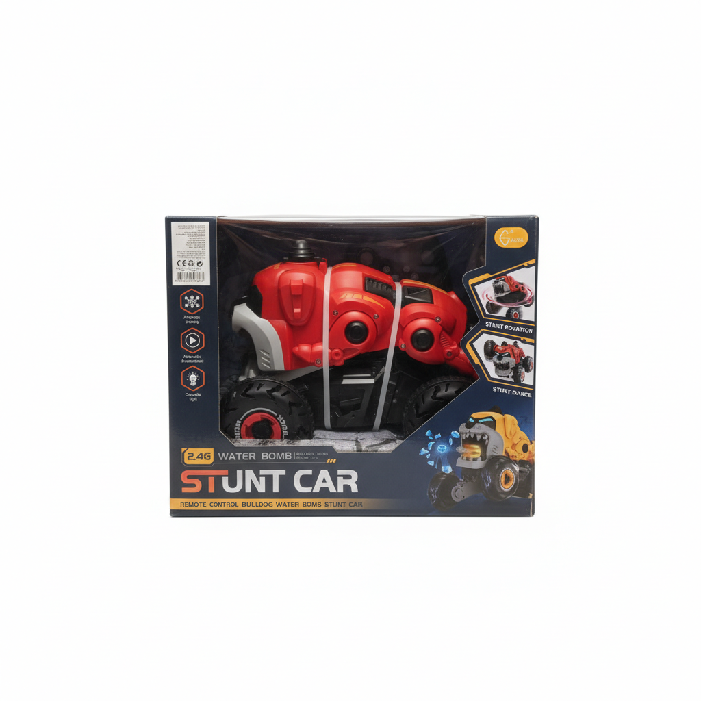 Remote Control Bulldog Water Bomb Stunt Car